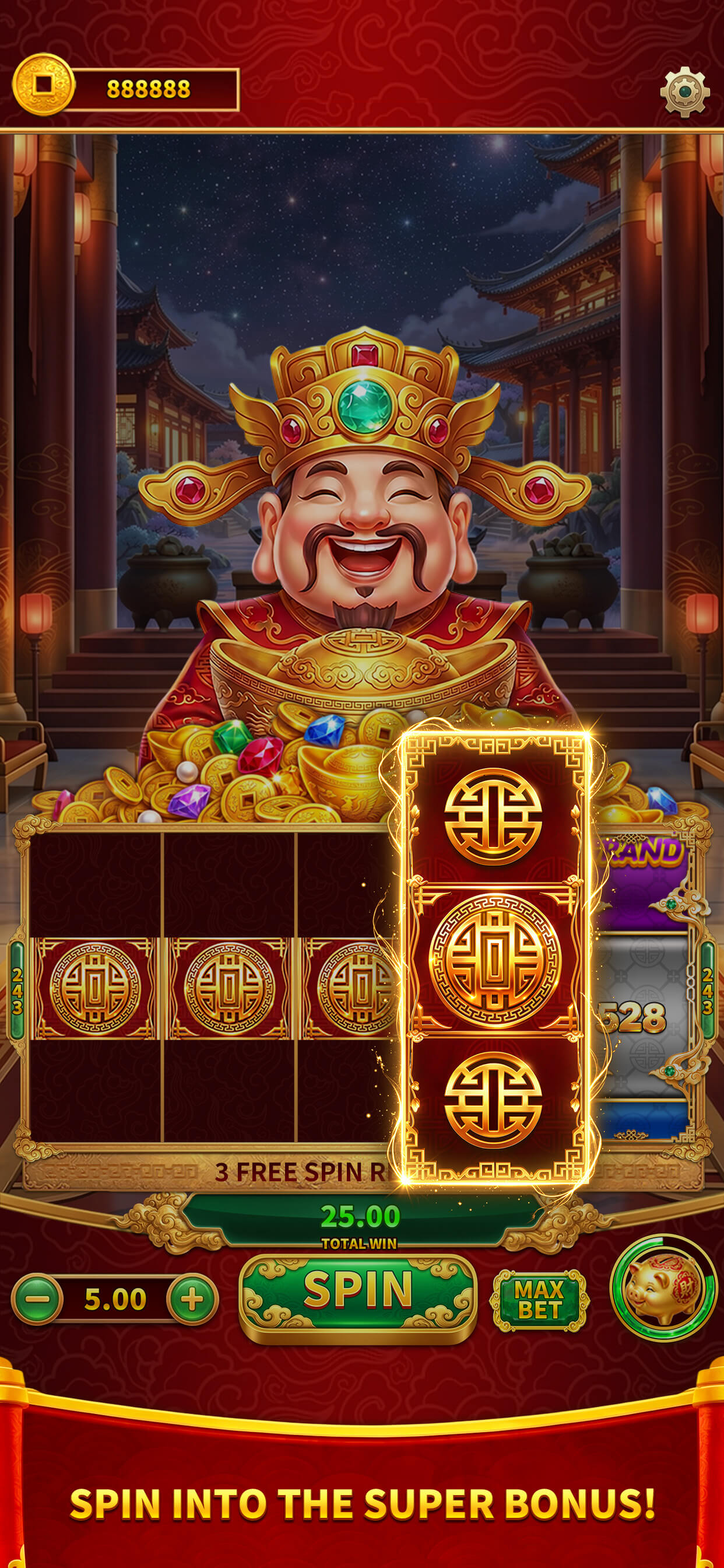 Fortune Palace Slots gameplay screenshot 3