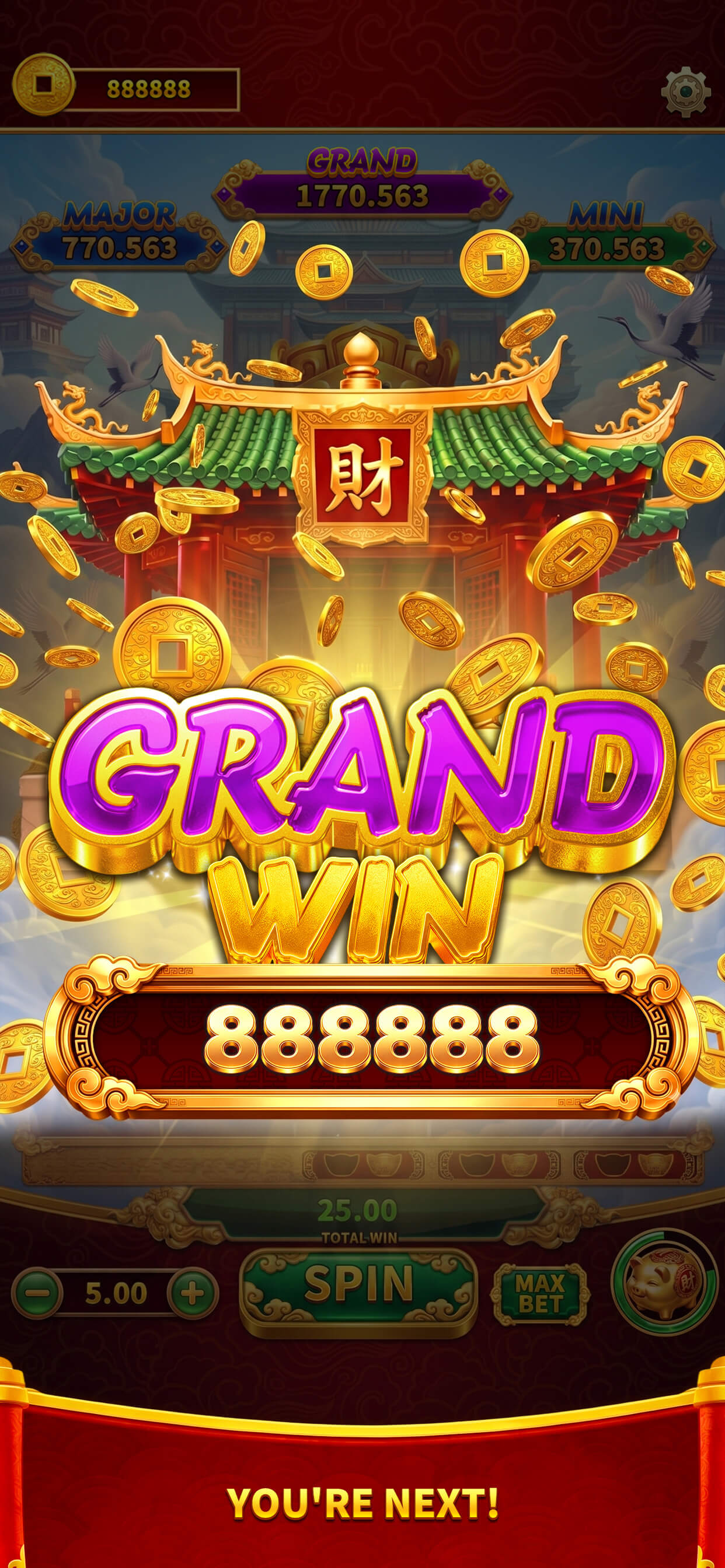 Fortune Palace Slots gameplay screenshot 4
